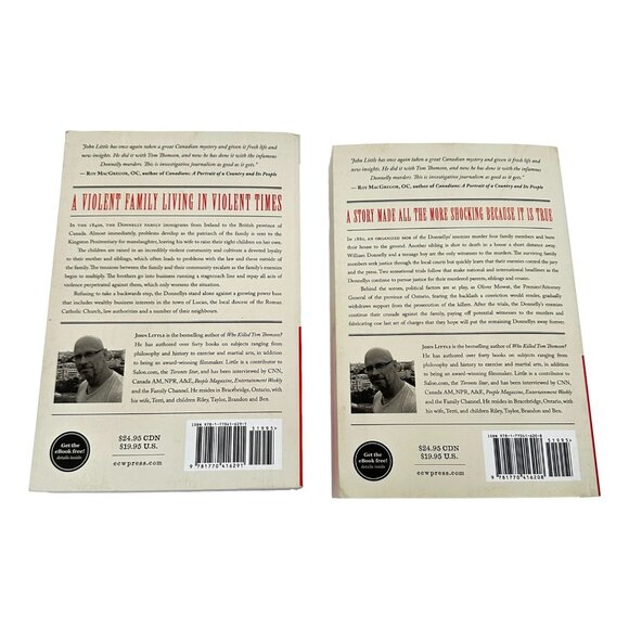 Black Donnellys Canada Lot 2 Book Powder Keg & Massacre History True Crime PB - Picture 3 of 10